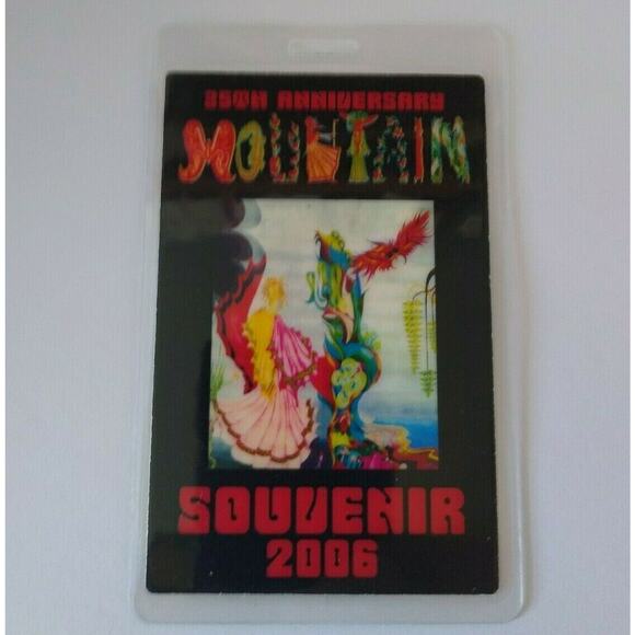 Mountain Leslie West Souvenir Backstage Pass Hard Rock Music 35th Anniversary - Picture 3 of 4